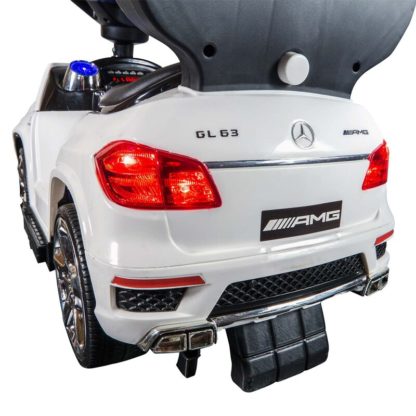 ΠΑΙΔΙΚΟ ΑΥΤΟΚΙΝΗΤΟ PUSH-CAR ΜΕ ΧΕΡΟΥΛΙ ΤΥΠΟΥ MERCEDES GL63 ΜΟΝΟΘΕΣΙΟ ΛΕΥΚΟ RACE AXION - 1 TEM.