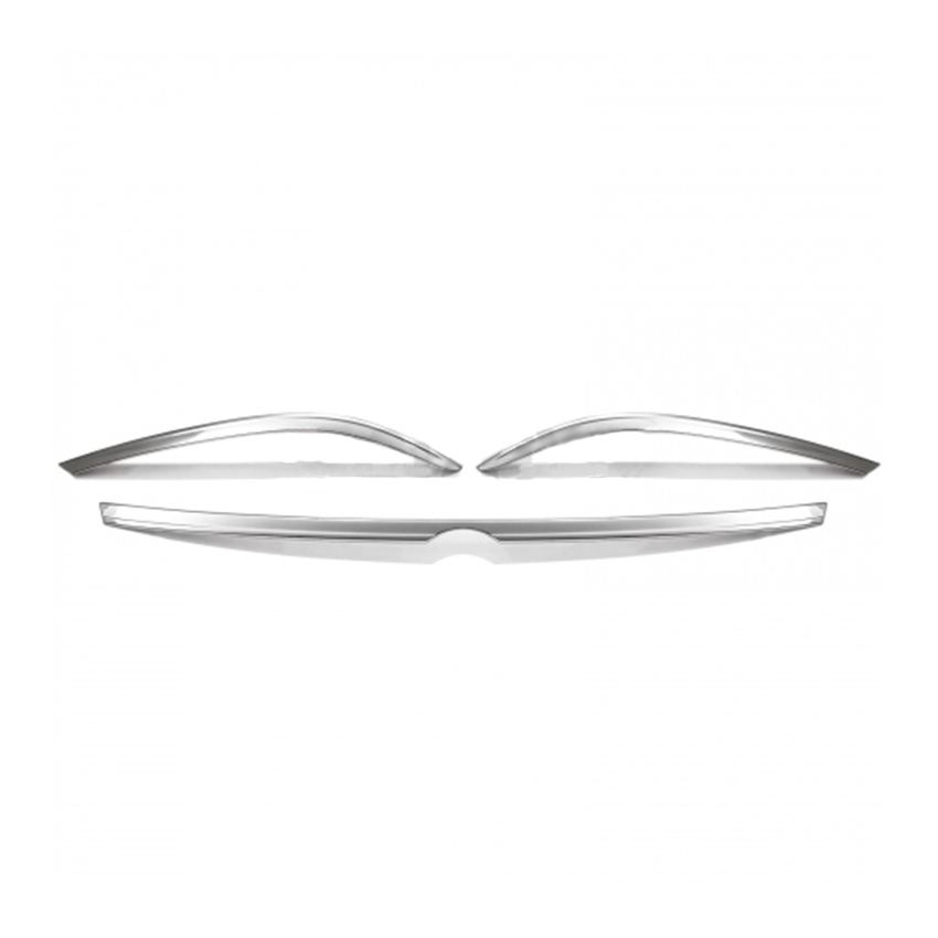 VW PASSAT B8 SD 2015+ ΦΡΥΔΑΚΙΑ ΦΑΝΑΡΙΩΝ ΚΑΙ ΦΑΣΑ ΚΑΠΩ ΧΡΩΜΙΟ 3ΤΕΜ.