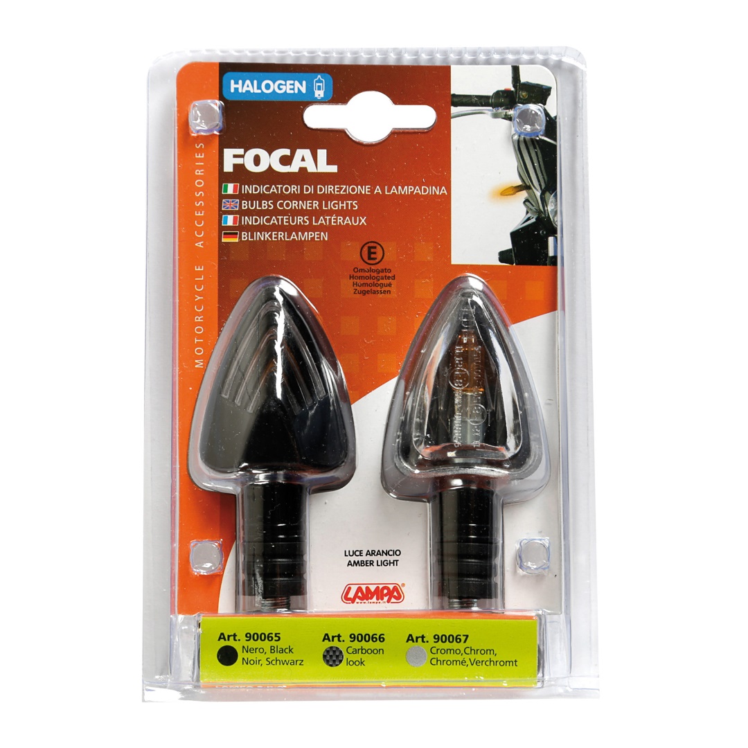 ΦΛΑΣ ΜΗΧΑΝΗΣ FOCAL 12V 21W (78x37mm) ΜΑΥΡΑ -2 ΤΕΜ.
