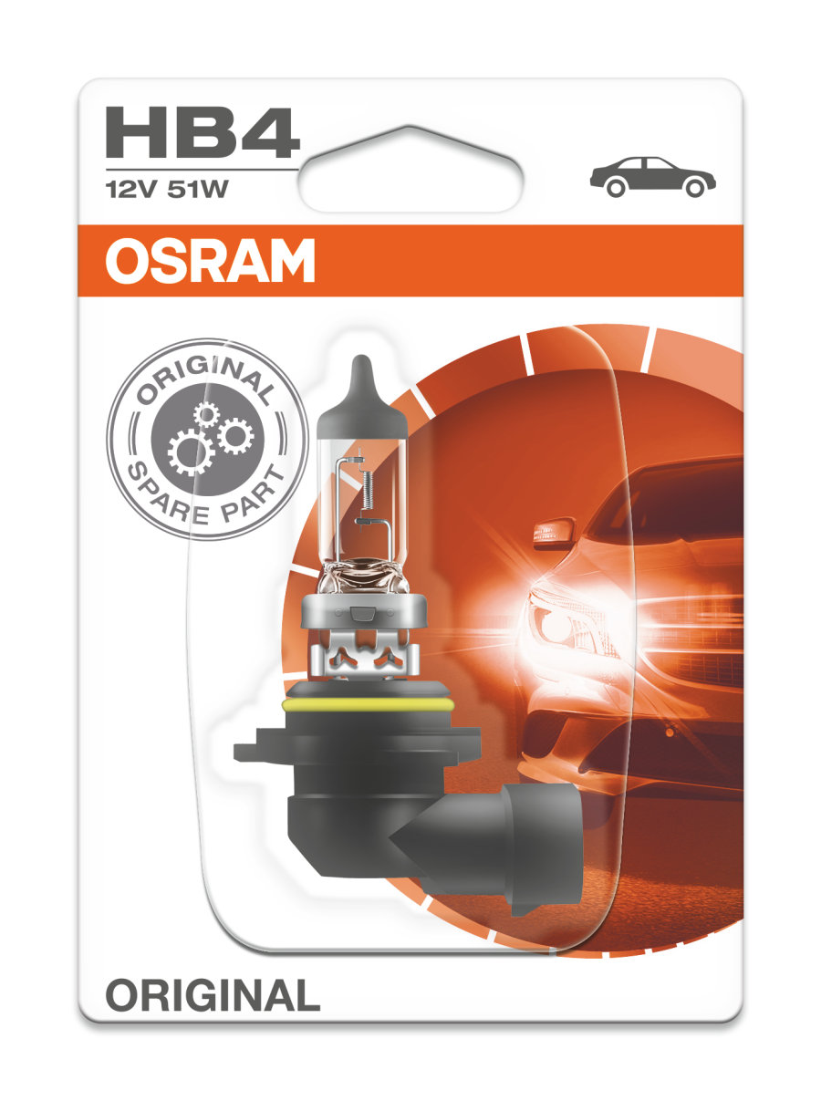 HB4 12V 51W P22d OSRAM ORIGINAL LINE ΑΛΟΓΟΝΟΥ 1ΤΕΜ.ΚΟΥΤΙ
