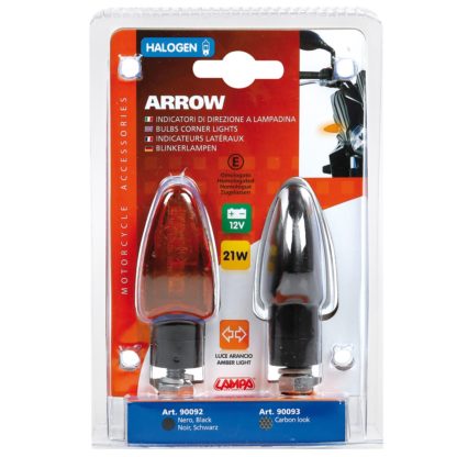 ΦΛΑΣ ΜΗΧΑΝΗΣ ARROW 12V 21w (68 x 27 mm) ΜΑΥΡΟ ΜΕ ΠΟΡΤΟΚΑΛΙ ΤΖΑΜΑΚΙ -2 ΤΕΜ.