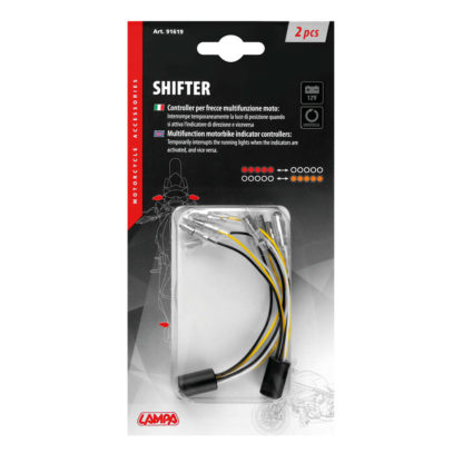 SHIFTER ΕΛΕΓΚΤΗΣ ΡΕΥΜΑΤΟΣ ΓΙΑ LED ΦΛΑΣ MOTO 12V LAMPA - 2 TEM.