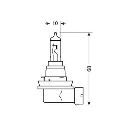 H16 12V 19W PGJ19-3 XENON ICE 5.000K 2ΤΕΜ.