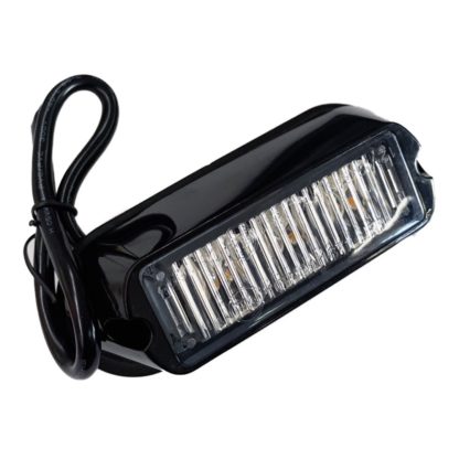 ΣΤΡΟΜΠΟ 12/24V 8x3x2,7cm ΠΟΡΤΟΚΑΛΙ 3LED 12W (4x3W) R65 R10 AMiO - 1 ΤΕΜ.