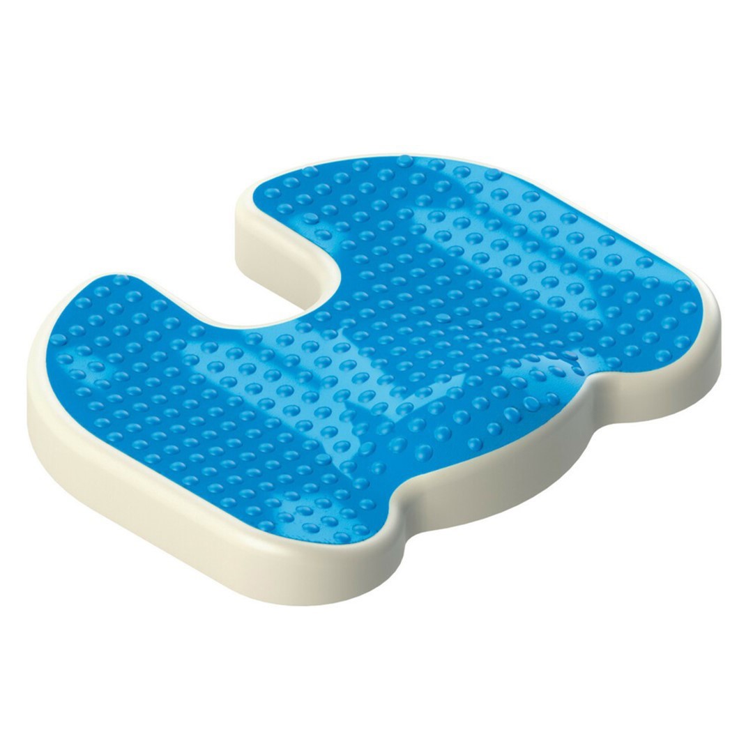 ΜΑΞΙΛΑΡΙ ΚΑΘΙΣΜΑΤΟΣ ERGO SEAT CONTOUR ΜΕ GEL ΚΑΙ ΑΦΡΟ MEMORY FOAM (ΜΑΥΡΟ) - 1 ΤΕΜ.