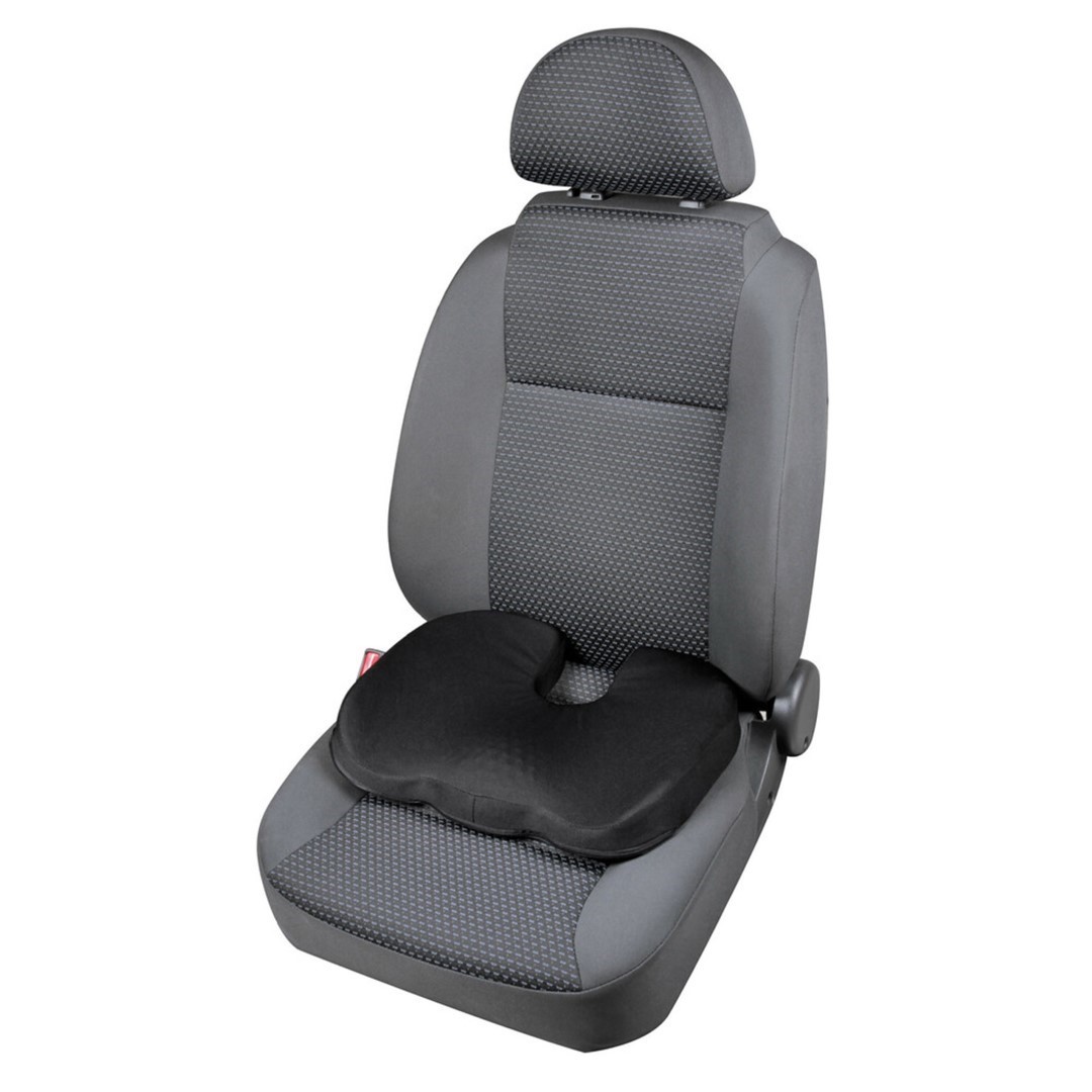 ΜΑΞΙΛΑΡΙ ΚΑΘΙΣΜΑΤΟΣ ERGO SEAT CONTOUR ΜΕ GEL ΚΑΙ ΑΦΡΟ MEMORY FOAM (ΜΑΥΡΟ) - 1 ΤΕΜ.