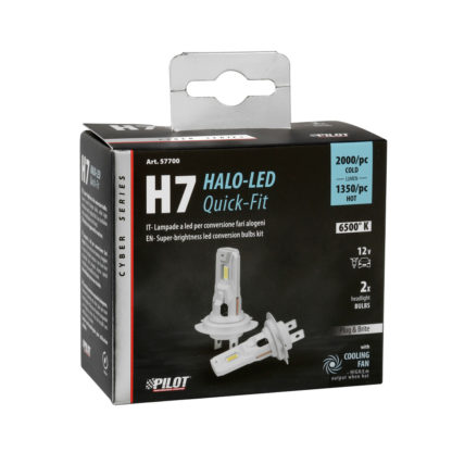 ΛΑΜΠΕΣ LED H7 12V PX26d 22W 2700/4000lm 6.500k HALO LED QUICK-FIT CYBER SERIES LAMPA - 2ΤΕΜ