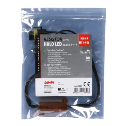 ΑΝΤΙΣΤΑΣΗ CAN-BUS ΓΙΑ HALO LED H8/H9/H11/H16 9-32V SERIES 4-11 (ΑΝΤΙΣΤΑΣΗ-ΨΕΥΤΗΣ-CANCELLER) 1ΤΕΜ.