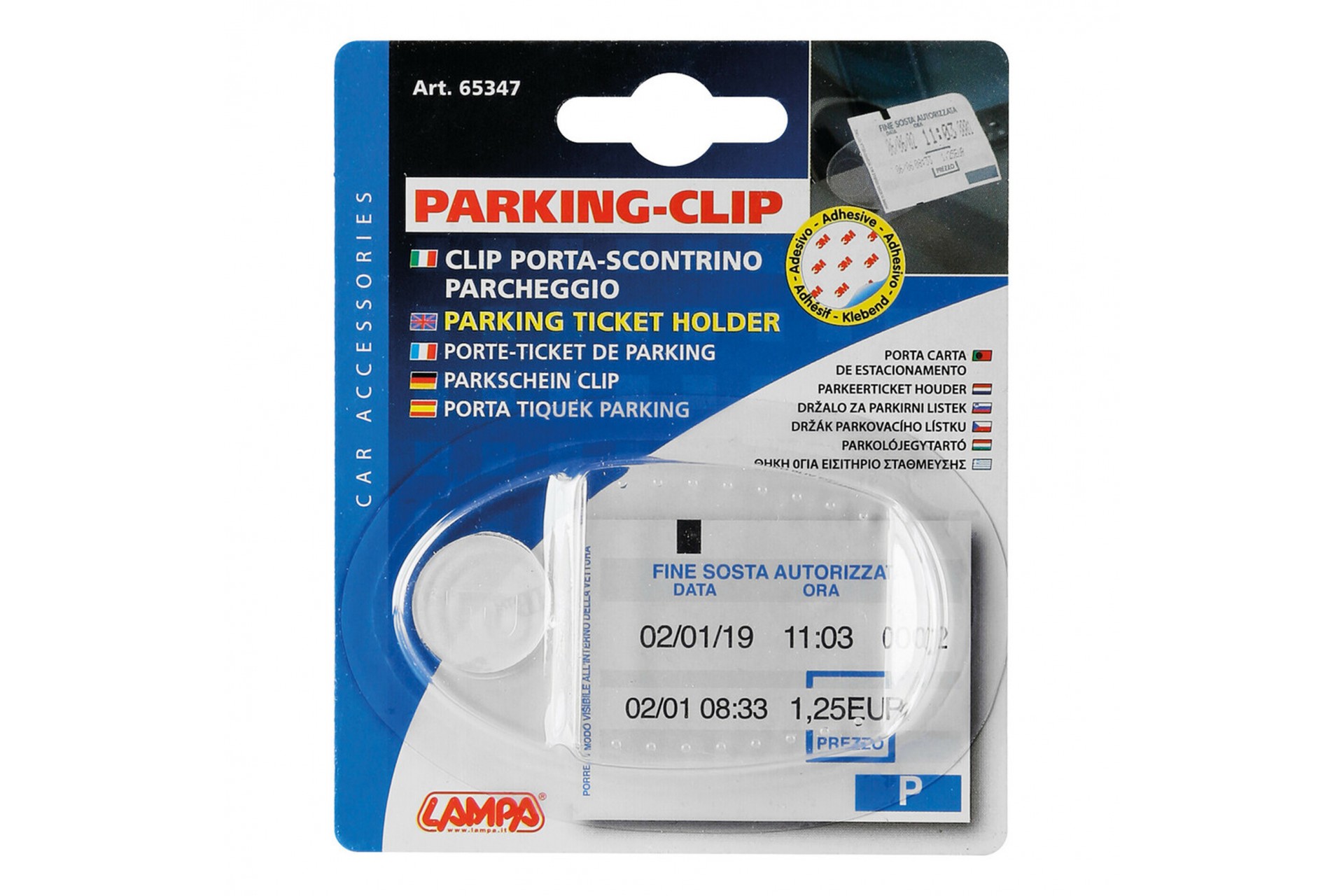 ΘΗΚΗ ΓΙΑ ΤΟ ΕΙΣΙΤΗΡΙΟ ΠΑΡΚΙΝΓΚ ΚΙΤ ΜΕ ΑΥΤΟΚΟΛΛΗΤΗ ΤΑΙΝΙΑ 3M 25ΤΕΜ.