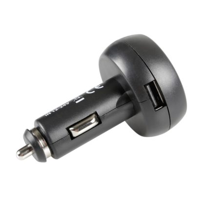 ΒΟΛΤΟΜΕΤΡΟ ΜΠΑΤΑΡΙΑΣ SMART-PLUG 3 in 1 12/24V 2,1A (ΜΕ ΘΕΡΜΟΜΕΤΡΟ ΚΑΙ ΘΥΡΑ USB)