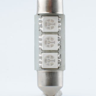 ΛΑΜΠΑΚΙΑ ΠΛΑΦΟΝΙΕΡΑΣ C5W/C10W 12V 0,72W SV8,5 36mm CAN-BUS LED 3xSMD5050 PREMIUM ΜΠΛΕ BLISTER 2ΤΕΜ