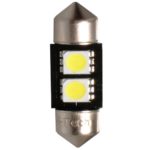 ΛΑΜΠΑΚΙΑ ΠΛΑΦΟΝΙΕΡΑΣ C5W/C10W 12V 0,48W SV8,5 31mm CAN-BUS LED 2xSMD5050 PREMIUM ΛΕΥΚΟ 2ΤΕΜ. M-TECH