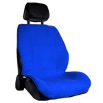 ΗΜΙΚΑΛΥΜΜΑΤΑ ΜΠΡΟΣΤΑ ΚΑΘΙΣΜΑΤΩΝ ΜΑΥΡΟ/ΜΠΛΕ ΜΟΤΙΒΟ (VELCRO ΣΤΑ ΠΡΟΣΚΕΦΑΛΑ) - 2 ΤΕΜ.