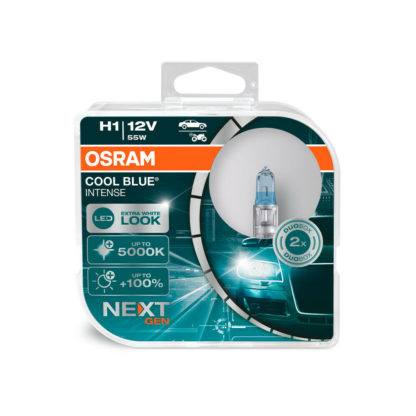 H1 12V 55W 5.000K 1550lm COOL BLUE INTENSE (NEXT GEN) LAMPA - 2 TEM.