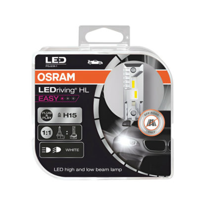 H15 12V 3/16W PGJ23t-1 6.500K 1250/250lm OSRAM LEDRIVING HL EASY LAMPA - 2 TEM.