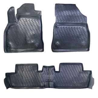 PEUGEOT 3008 05/2009-2016 ΜΑΡΚΕ ΠΑΤΑΚΙΑ ΣΕ ΣΚΑΦΗ TPE ΛΑΣΤΙΧΟ ΣΕ ΜΑΥΡΟ ΧΡΩΜΑ NOVLINE - 3 ΤΕΜ.