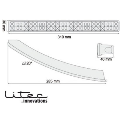 ΠΡΟΣΘΕΤΟ DAYLINE 20LED ΧΡΩΜΙΟΥ (Litec)