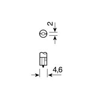 T5 12V ΛΕΥΚΟ 3SMDx1CHIPS HYPER-LED2