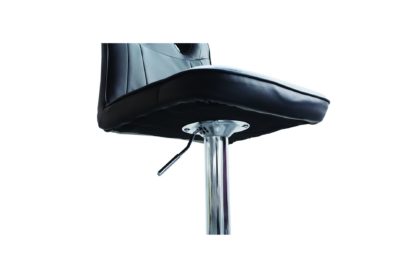 ΚΑΡΕΚΛΑ ΠΑΓΚΟΥ BLACK OFFICE STOOL ΜΑΥΡΗ ΟΙΚΟΛΟΓΙΚΟ ΔΕΡΜΑ 360ΜΟΙΡΩΝ & ΡΥΘΜΙΖΟΜΕΝΟ ΥΨΟΣ 98-118cm SIMONI RACING - 1 TEM.