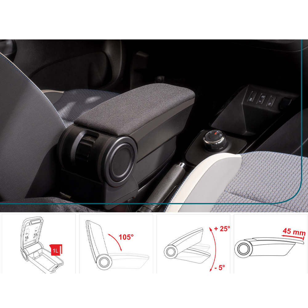 ΤΕΜΠΕΛΗΣ ARMSTER 3 ΜΑΥΡΟΣ ΜΕ ΥΦΑΣΜΑ RATI