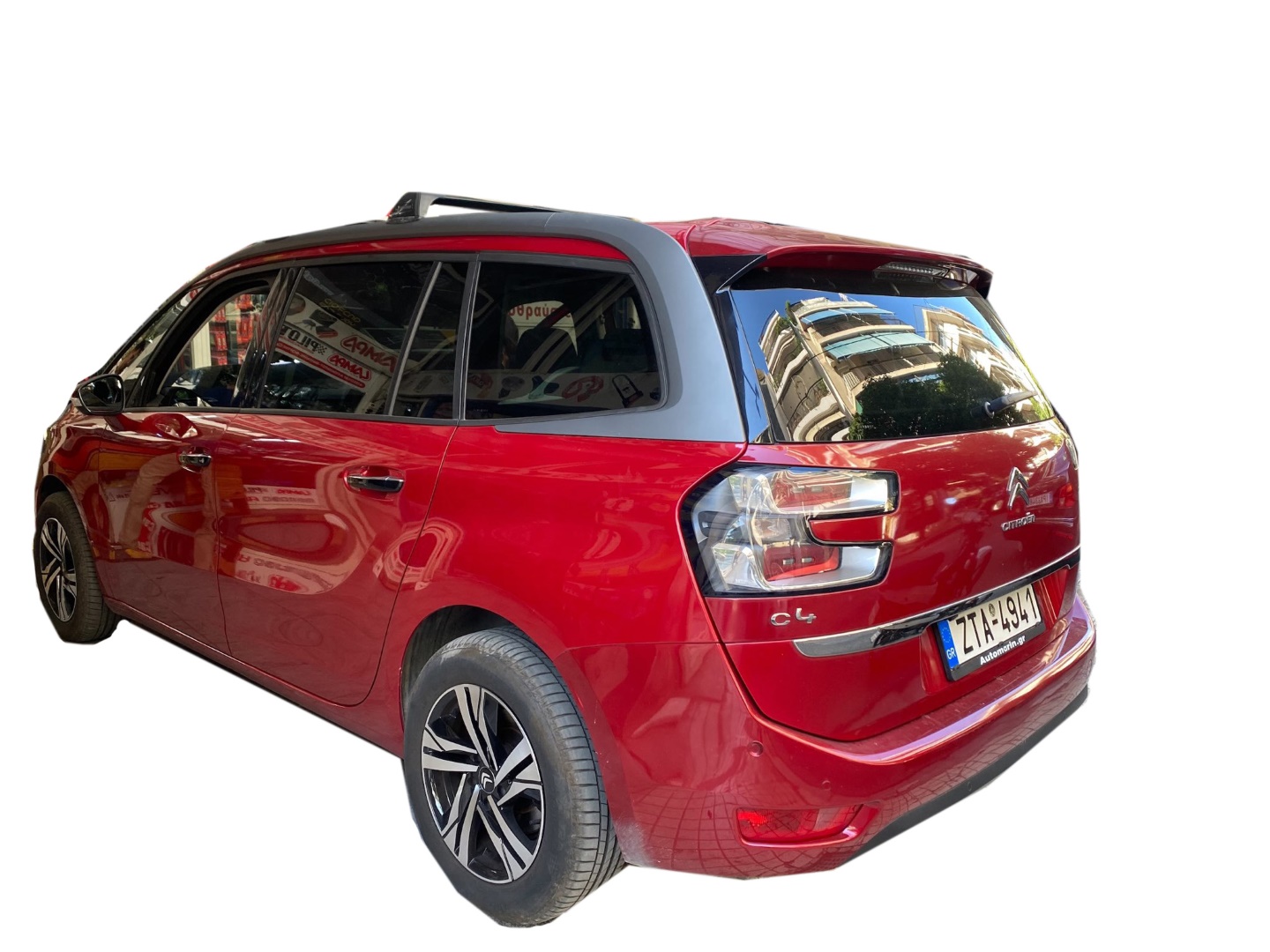 CITROEN C4 GRAND PICASSO ΜΕ ΗΛΙΟΡΟΦΗ/FLUSH RAILS (Y8050223+YK774W) KIT ΜΠΑΡΕΣ FLUSH BLACK BAR YAKIMA