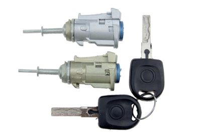 VW GOLF IV 97> /BORA 98>/POLO 01> /SKODA FABIA 99> ΑΦΑΛΟΙ ΠΟΡΤΑΣ ΜΕ ΚΛΕΙΔΙ 2ΤΕΜ.orig.604837167
