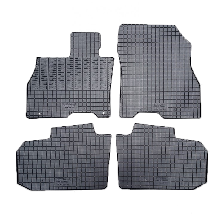 NISSAN LEAF 2018+ ΜΑΡΚΕ ΠΑΤΑΚΙΑ ΛΑΣΤΙΧΟ ΣΕ ΜΑΥΡΟ ΧΡΩΜΑ ΜΕ ΚΟΥΜΠΩΜΑΤΑ CIK - 4 ΤΕΜ.