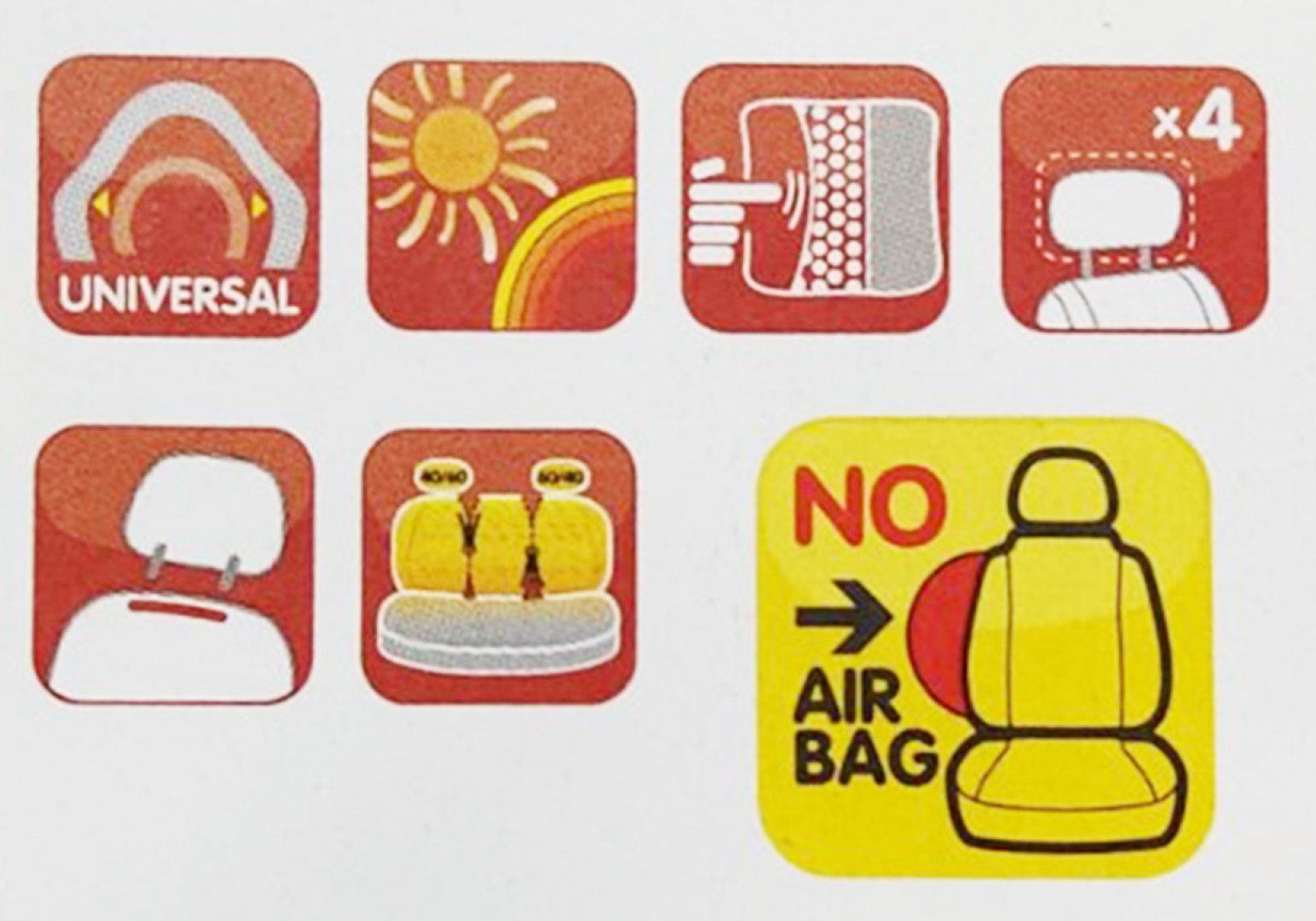 Καλύμματα Καθισμάτων Sport υψηλής ποιότητας ζακάρ Γκρι set