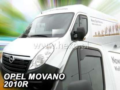 OPEL MOVANO / RENAULT MASTER 2010+ ΖΕΥΓΑΡΙ ΑΝΕΜΟΘΡΑΥΣΤΕΣ ΑΠΟ ΕΥΚΑΜΠΤΟ ΦΙΜΕ ΠΛΑΣΤΙΚΟ HEKO - 2 ΤΕΜ.