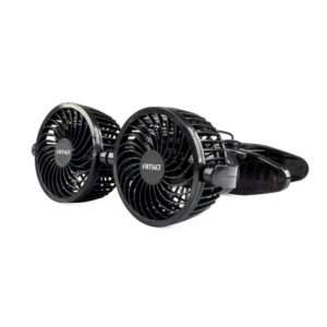 ΑΝΕΜΙΣΤΗΡΑΣ ΔΙΠΛΟΣ 24V 2χ4''(10,8cm) ΜΕ ΦΙΣ ΑΝΑΠΤΗΡΑ/2 ΤΑΧΥΤΗΤΩΝ/ ΜΕ ΜΑΝΤΑΛΑΚΙ PRO SERIES ΑΜΙΟ – 1 ΤΕΜ.