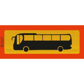 Πινακίδα Αυτοκόλλητη 3M Λεωφορείο Διαξονικό 50x20cm 1Τμχ