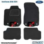 Ford Focus 2018-2024 Μαρκέ Πατάκια Αυτοκινήτου μοκέτα Eco-Line 4τμχ της Cardex