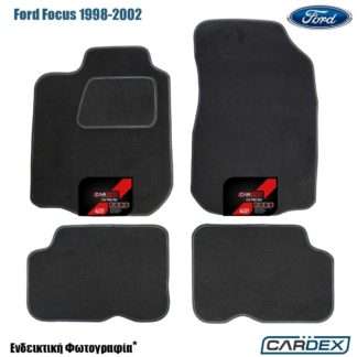 Ford Focus 1998-2008 Μαρκέ Πατάκια Αυτοκινήτου μοκέτα Eco-Line 4τμχ της Cardex