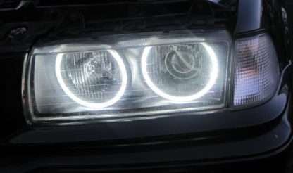 Δαχτυλίδια angel eyes για (CCFL) για BMW E36 / E38 / E39 - κίτρινο χρώμα