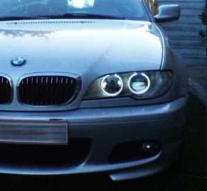 Δαχτυλίδια angel eyes για BMW E46 coupe (2003+) – λευκά