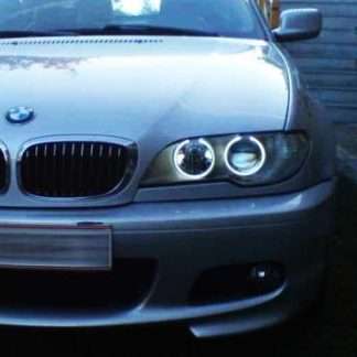 Δαχτυλίδια angel eyes για BMW E46 coupe (2003+) - λευκά