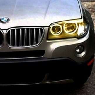 Δαχτυλίδια angel eyes για BMW X3 (2004-2007) - κίτρινα