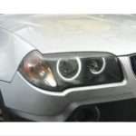 Δαχτυλίδια angel eyes για  BMW X3 (2004-2007) - Λευκό χρώμα