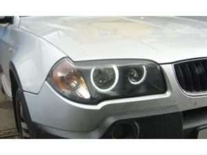 Δαχτυλίδια angel eyes για  BMW X3 (2004-2007) – Λευκό χρώμα