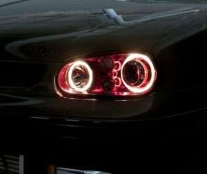 Δαχτυλίδια angel eyes CCFL για Vw Golf 4 – κόκκινα