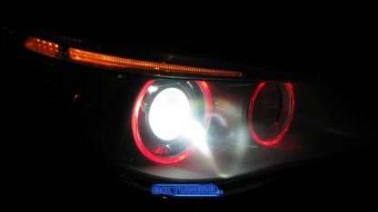 5W led για αυθεντικά angel eyes για BMW E39 / E60 / E53 X5 / E65 / E87 / E63 - κόκκινο χρώμα - 2τμχ.