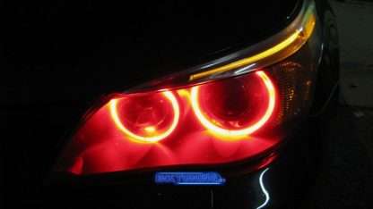 5W led για αυθεντικά angel eyes για BMW E39 / E60 / E53 X5 / E65 / E87 / E63 - κόκκινο χρώμα - 2τμχ.