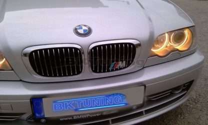 Δαχτυλίδια angel eyes για BMW E46 coupe (1998-2003) / BMW E46 Sedan, Combi (1998-2005) - κίτρινο χρώμα