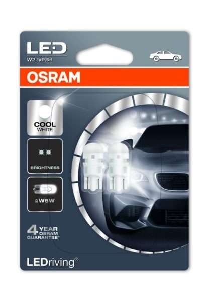 Led λάμπες τύπου Τ10 - Osram 6000K - 2τμχ.