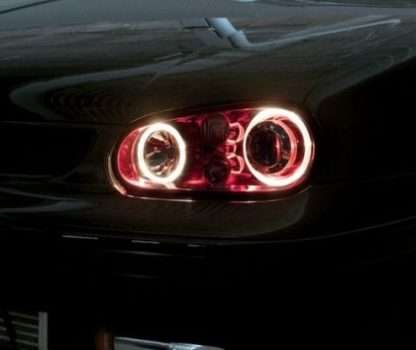 Δαχτυλίδια angel eyes CCFL για Vw Golf 4 - κίτρινο χρώμα