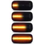 Led φλας φτερού για Audi A2, A3 (1996-2003), A4 (1995-2000), A6 (1997-2003), A8 (1996-2002), TT (1998-2006)Side Marke - φιμέ με τρεχούμενο φλας - σετ 2τμχ.