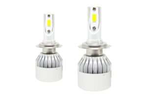 Led λάμπες Η7 για μεσαία ή μεγάλα φώτα 7600 lumen , 36 Watt – COB 6000K – 2τμχ.