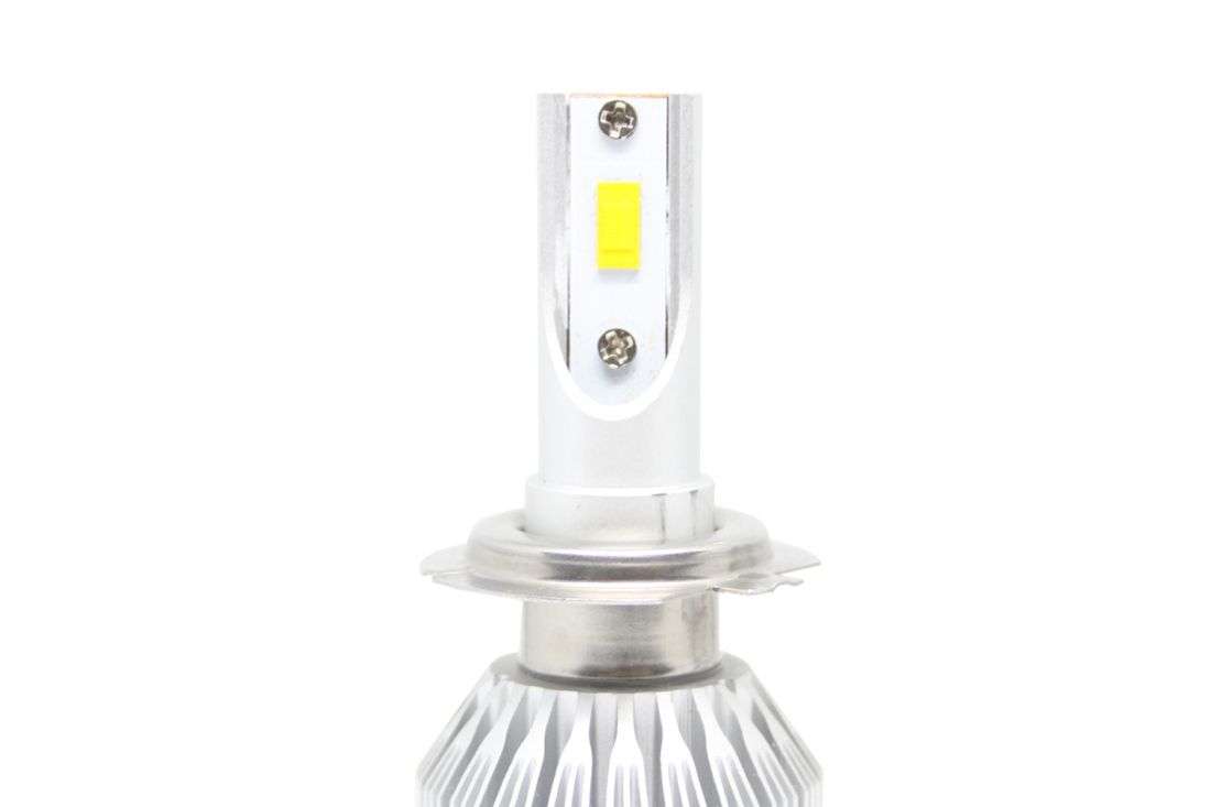 Led λάμπες Η7 για μεσαία ή μεγάλα φώτα 7600 lumen , 36 Watt - COB 6000K - 2τμχ.