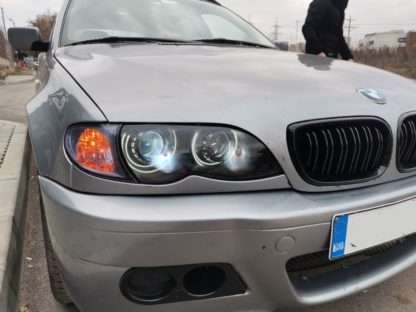 Δαχτυλίδια angel eyes για BMW E46 coupe (1998-2003) / BMW E46 Sedan, Combi (1998-2005) - Λευκό χρώμα