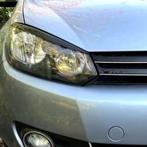 Φρυδάκια φαναριών για Volkswagen Golf 6 (2008-2013) – μαύρα γυαλιστερά